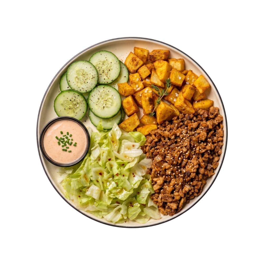 Smashed Chicken Bowl